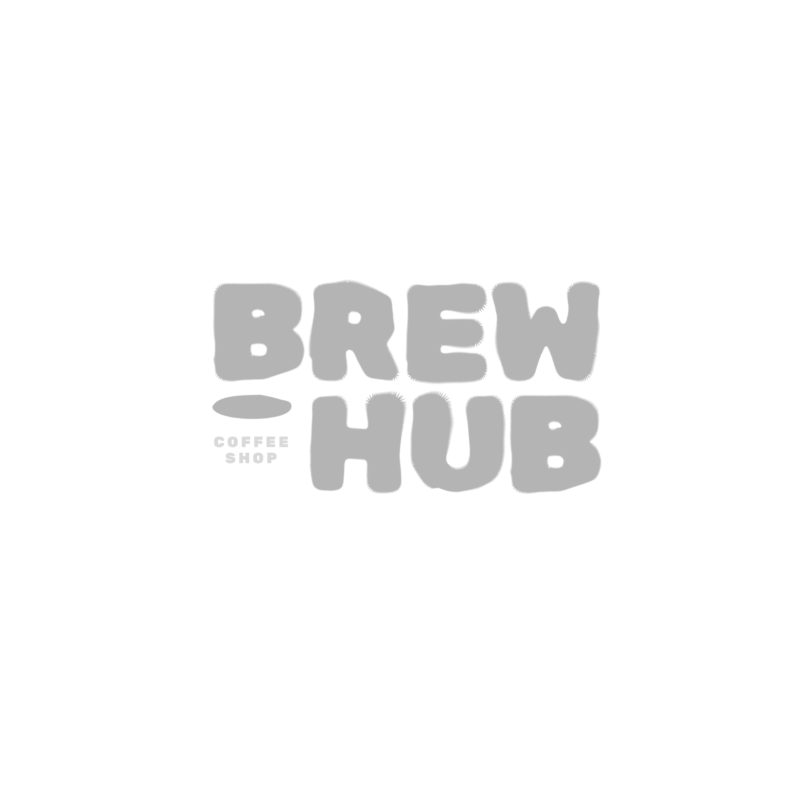 Black White Retro Bold Simple Illustrative Cafe Logo