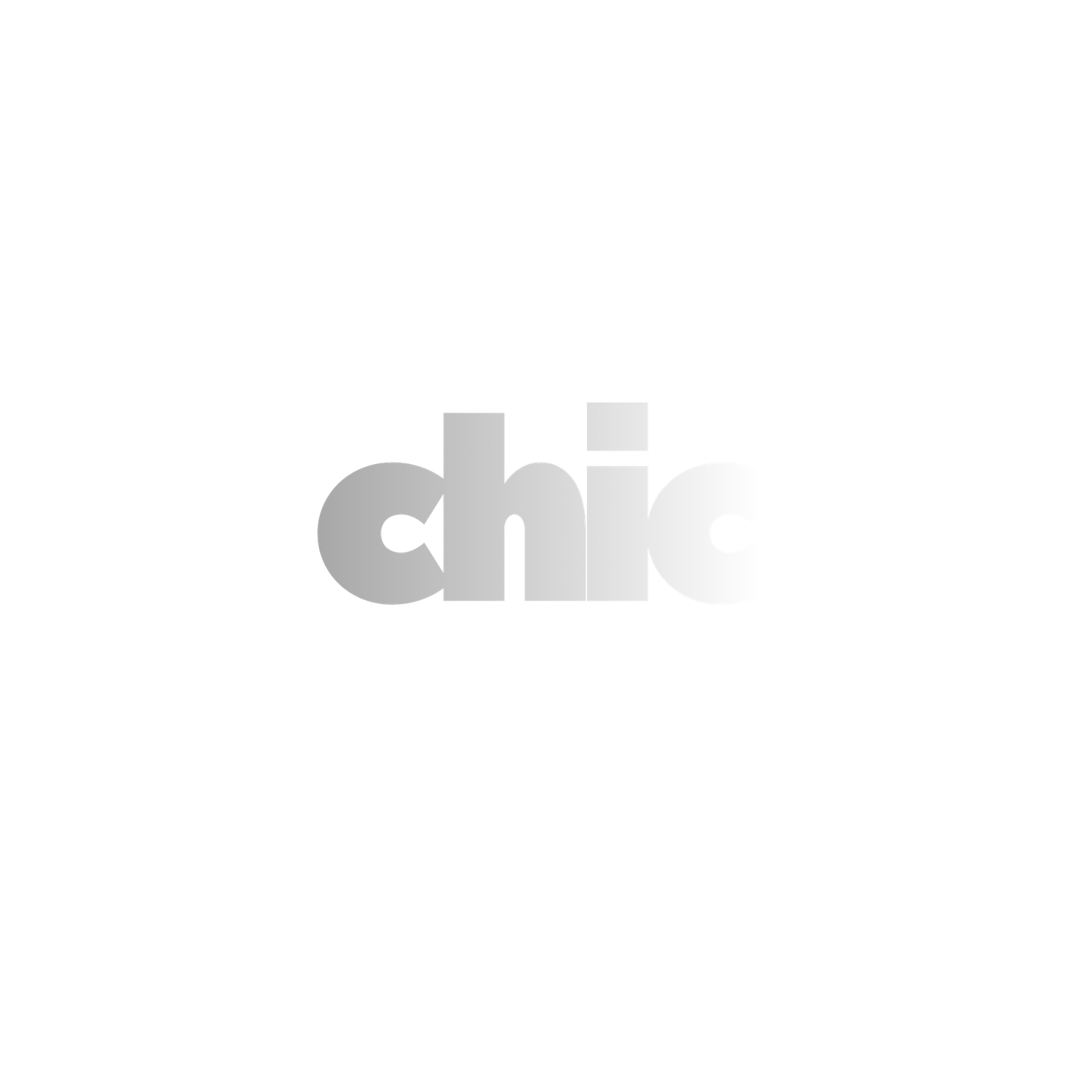 Black and White Minimalist Simple Modern Bold Typographic Chic Logo