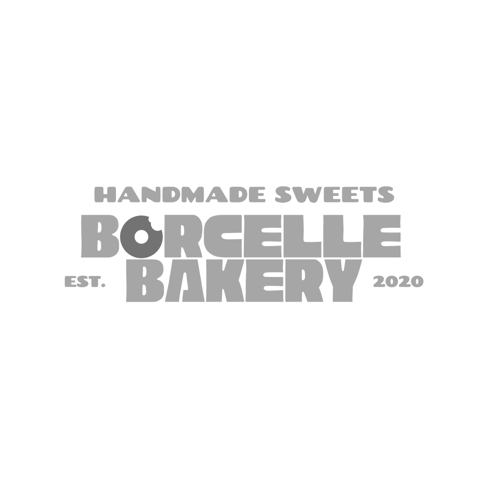 Brown and Beige Bold Typographic Bakery Logo